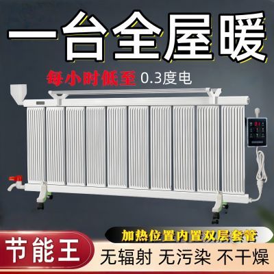 注水电暖器家用遥控取暖器节能省电加水电暖气片家用水暖全屋供暖