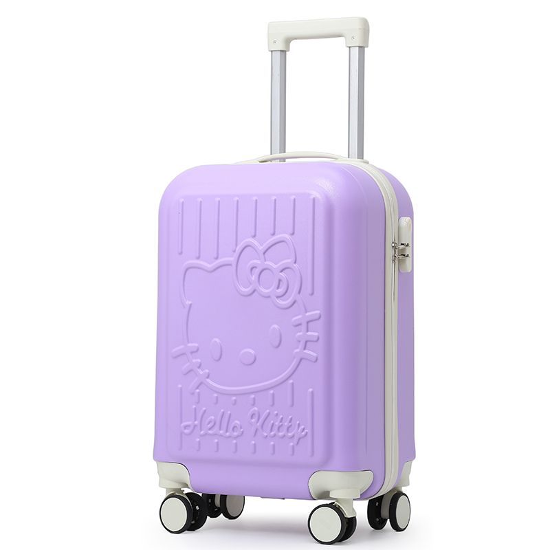 hellokitty行李箱女卡通可爱学生密码箱登机箱20寸KT猫小型拉杆箱