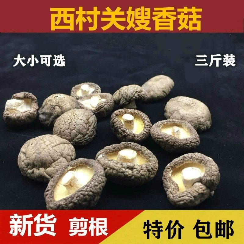 西村关嫂三峡香菇3斤装新品包邮湖北特产【4天内发货】
