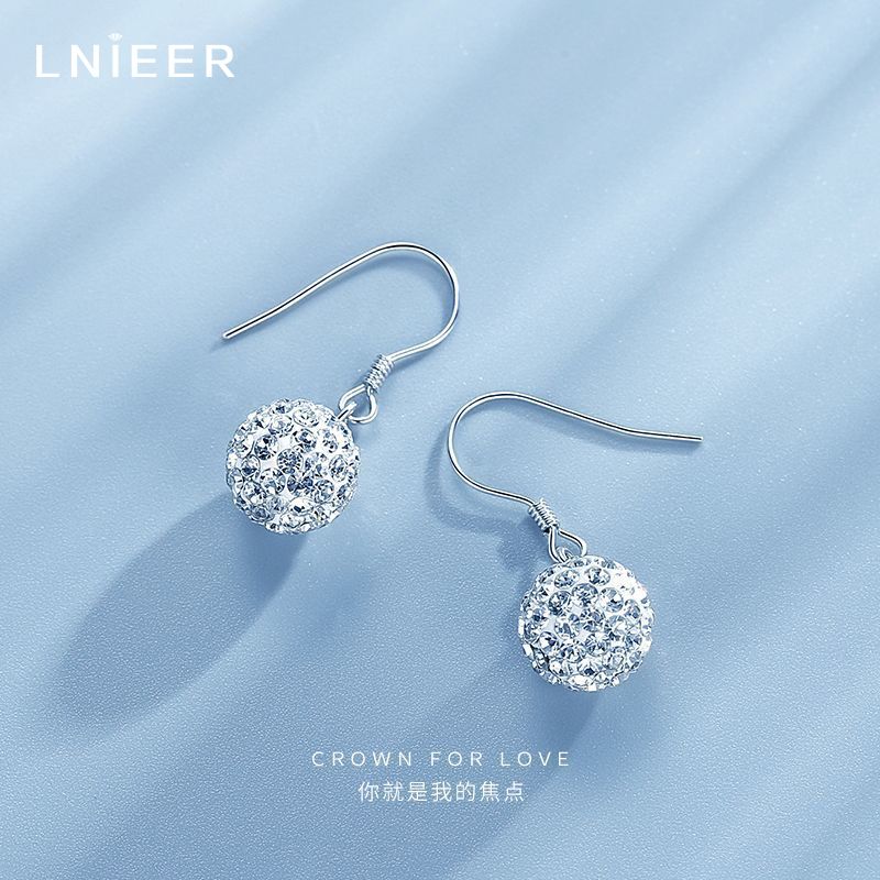 【LNIEER】925纯银耳环女新款爆款耳坠气质耳钉礼物设计高级感耳饰款