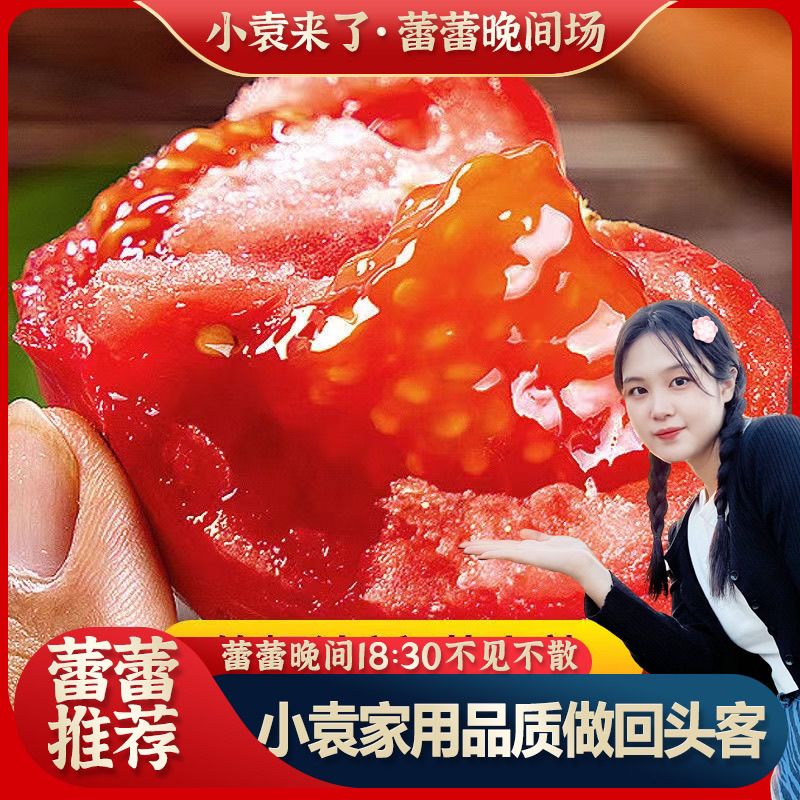【蕾蕾推荐】陕西泾阳正宗普罗旺斯水果西红柿沙瓤番茄孕妇水果