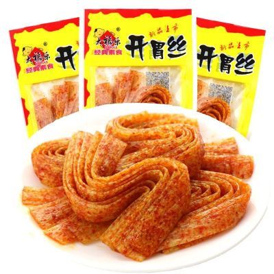 大福乐开胃丝小袋辣条辣片儿时经典休闲解馋甜辣麻辣面筋素食品
