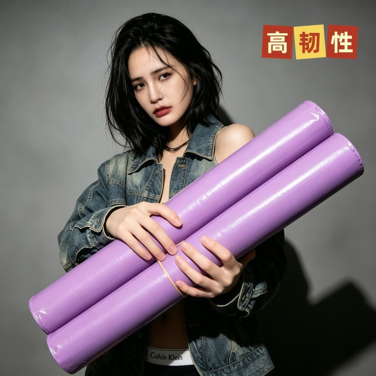 快递防水袋子批发包邮紫彩色服装包装袋物流防水塑料打包袋定做