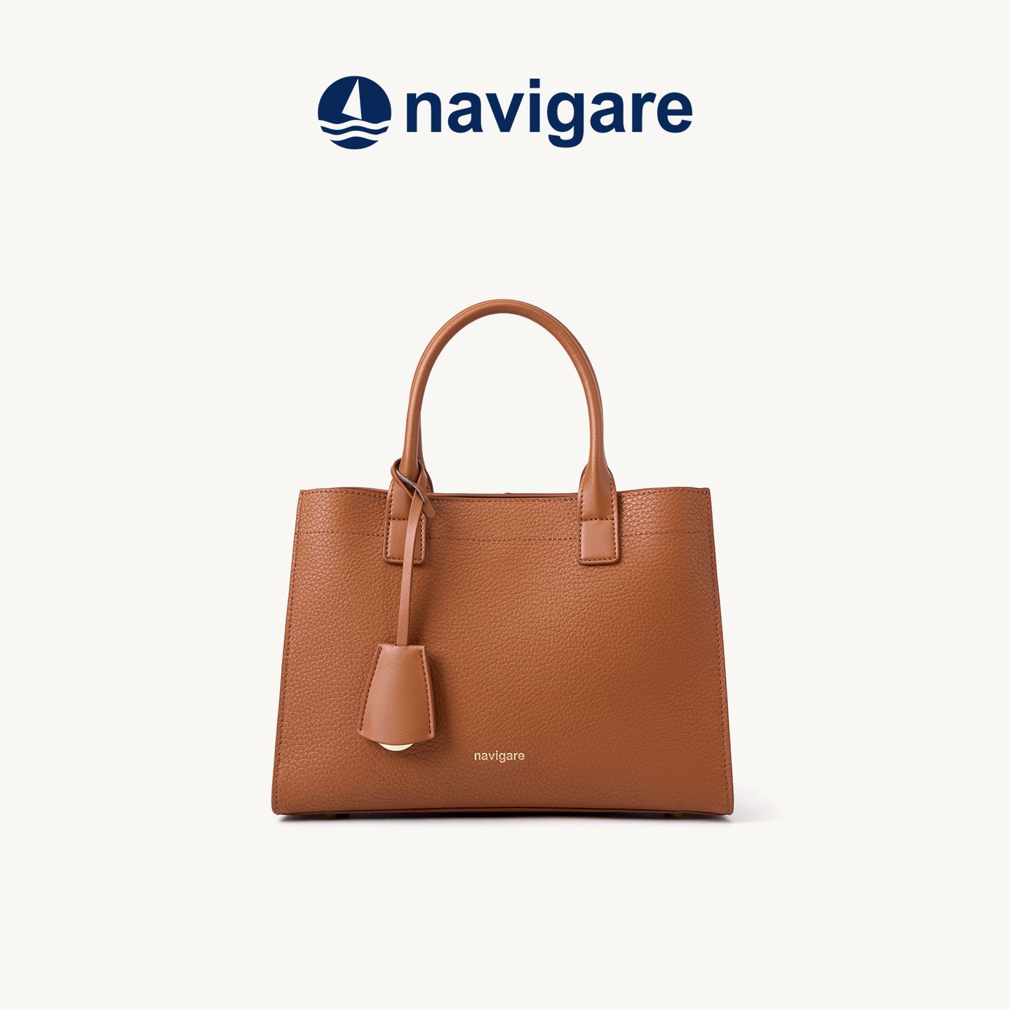 【Navigare】小帆船手提包女通勤大容量托特包简约斜挎真皮女士手拎包