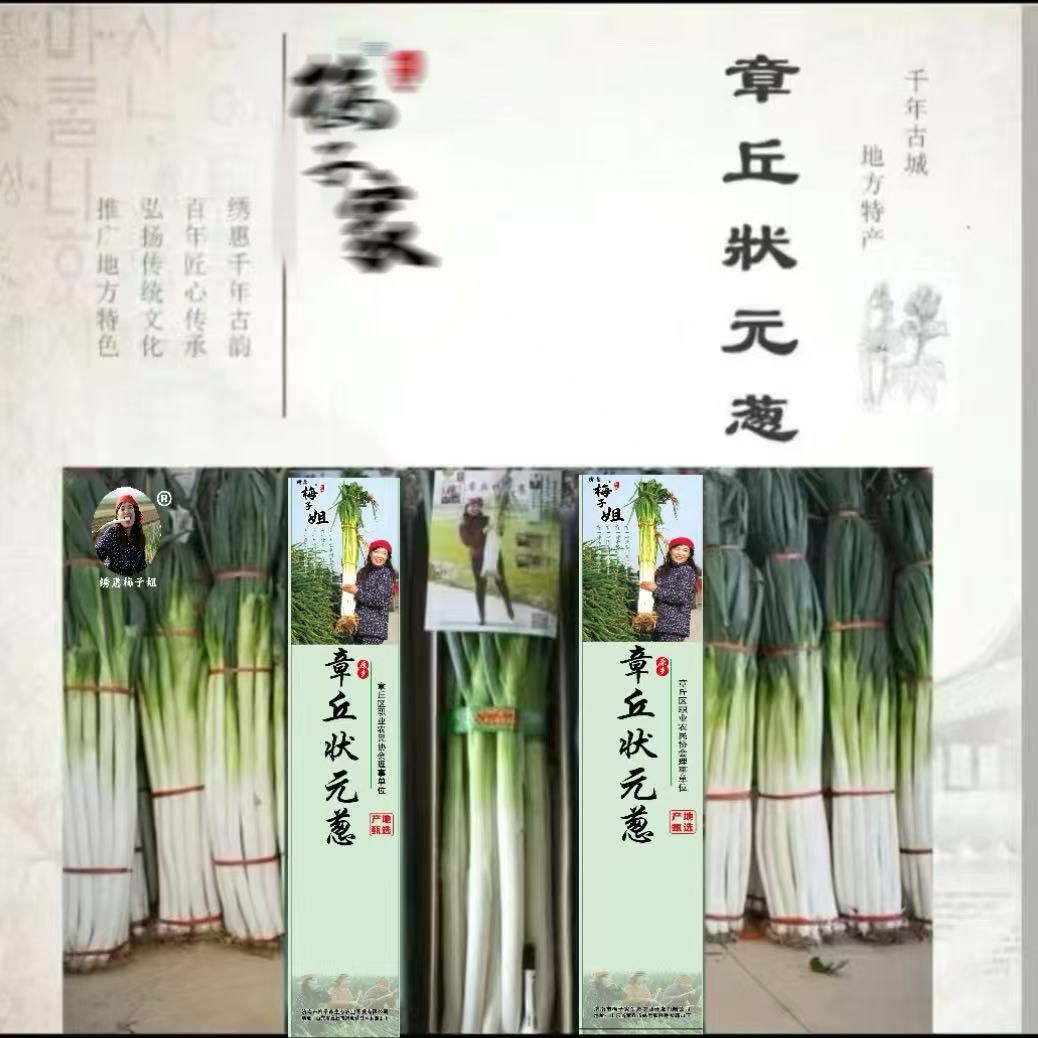 【梅子姐状元大葱】正宗章丘水果大葱绣惠原产地发货甜脆自产自销
