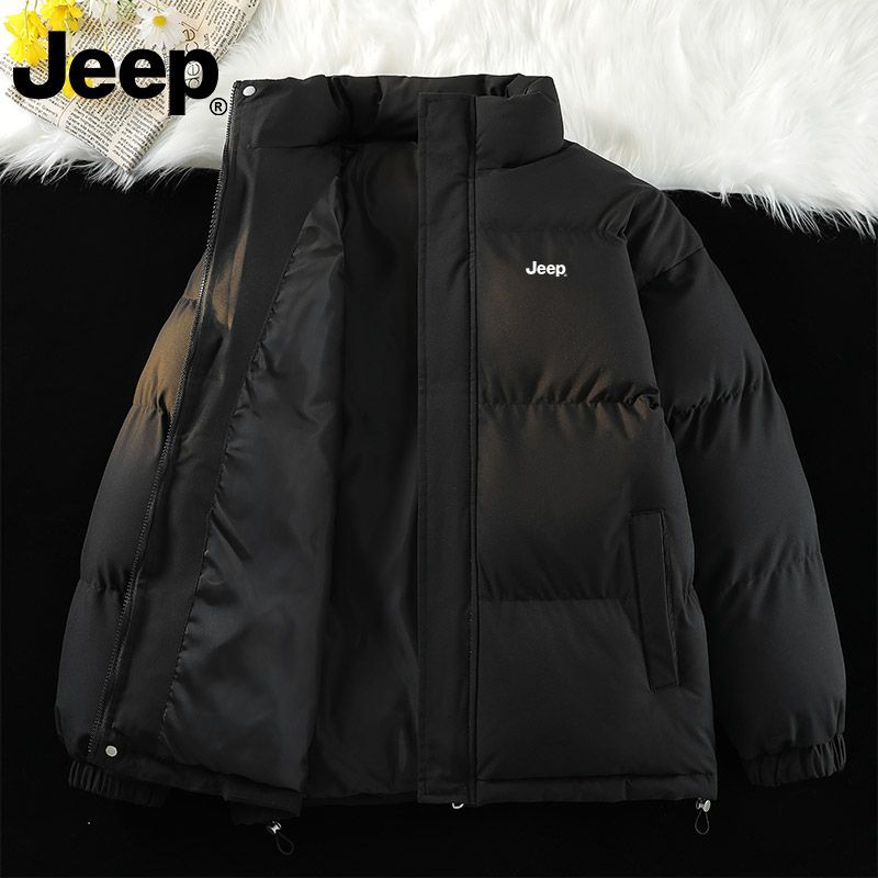 【吉普】JEEP立领男士棉服棉衣保暖冬季新款面包加厚情侣棉袄外套