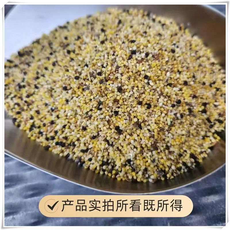 便宜新鲜草籽小米布施鸟粮鸟食鸟饲料喂鸟鹦鹉鹌鹑虎皮鸽子喂鸡鸭
