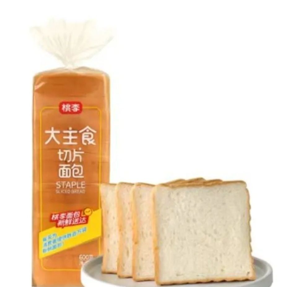 【桃李】大主食面包600g大包装切片面包短保新日期早餐三明治