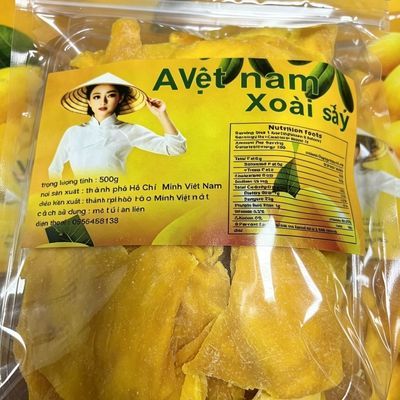 越南原料进口500克小片芒果干小吃风味酸甜果脯批发零食实图发货