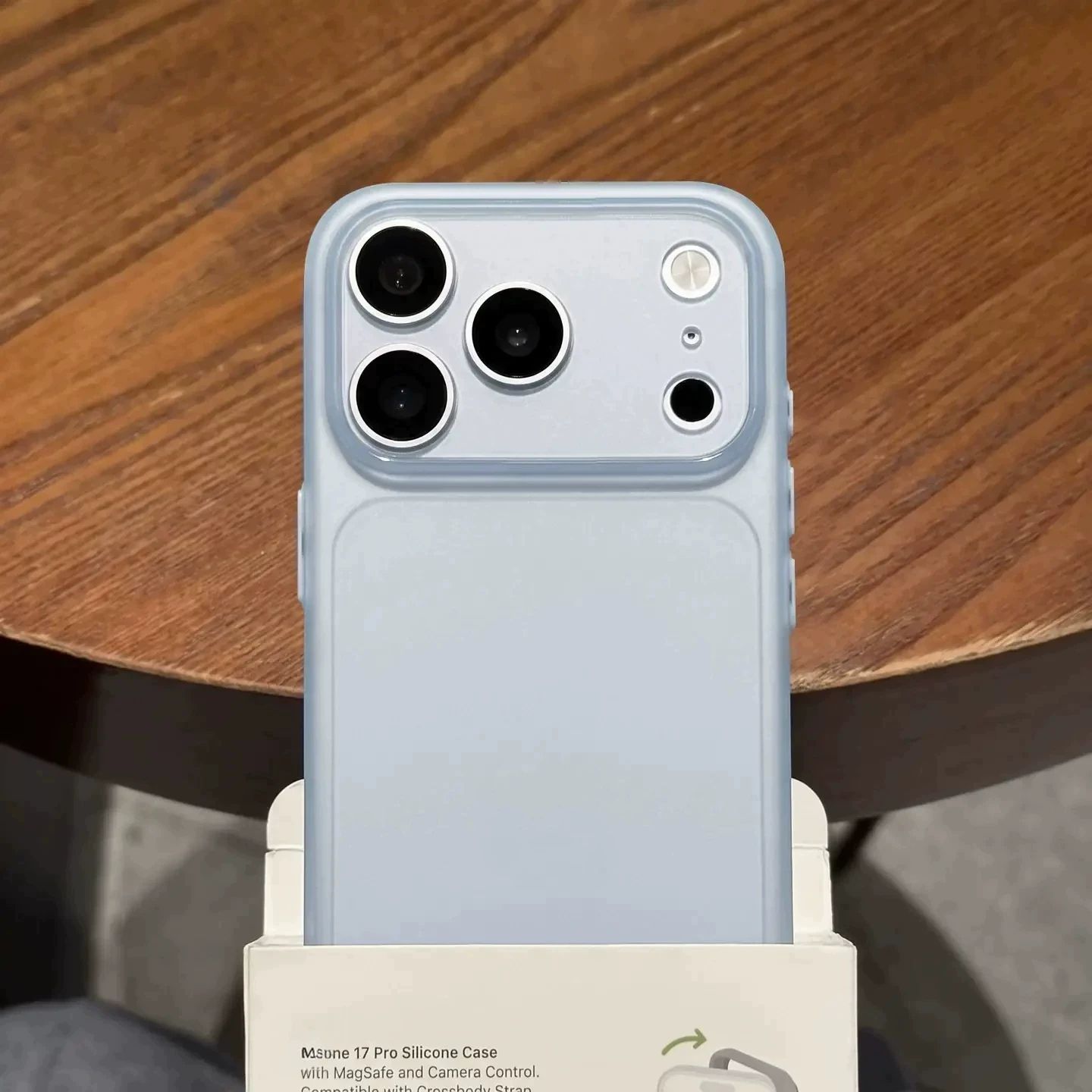 冰川蓝适用苹果18promax手机壳iPhone17pro超薄磨砂13软超火16/15