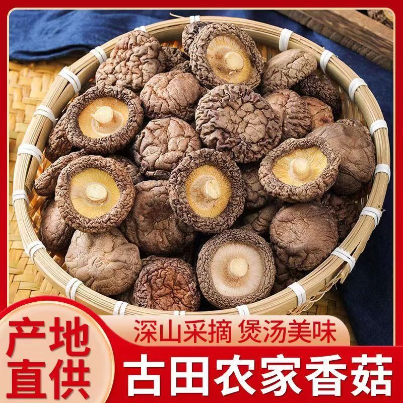 【无干燥剂干香菇】甄选新货香菇干批发肉厚剪根中个蘑菇农家冬菇