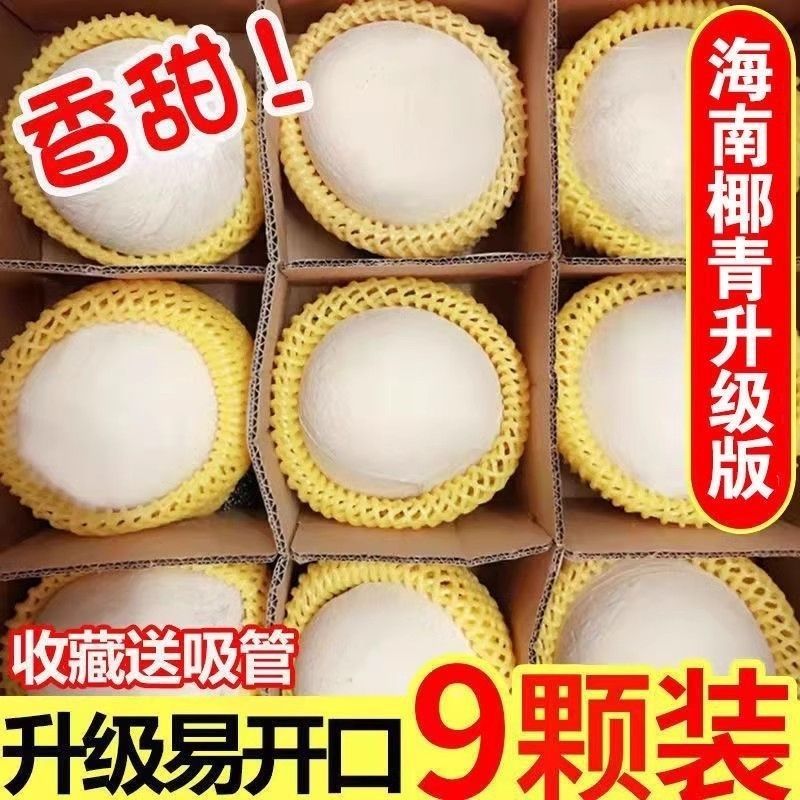 奶香椰正宗海南牛奶椰皇新鲜椰子当季孕妇水果椰香浓郁整箱批发