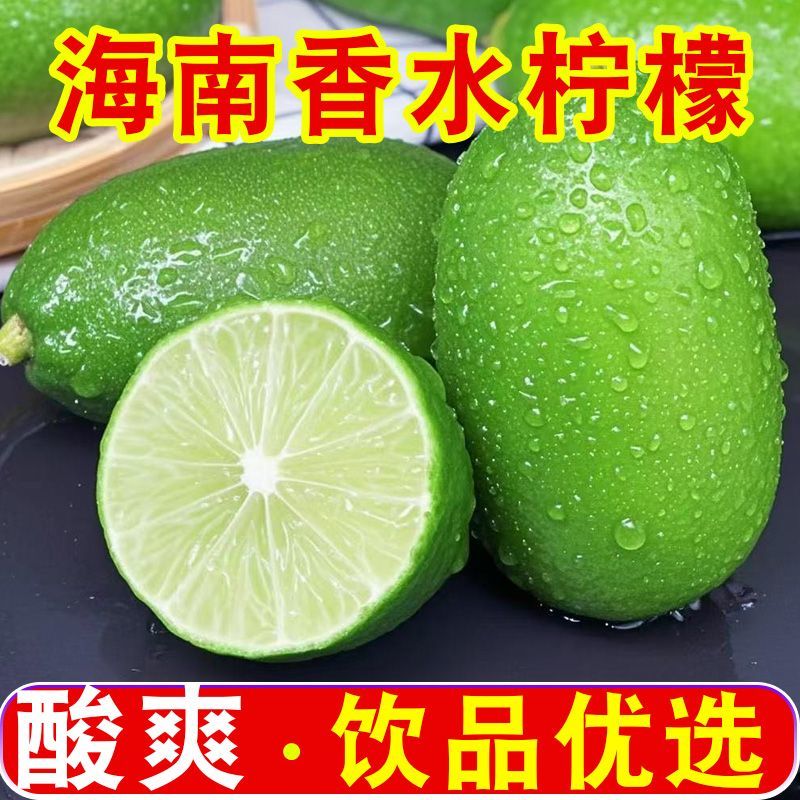 新鲜柠檬无籽香水正宗海南青柠檬鲜果整箱正宗薄皮水果奶茶店商用