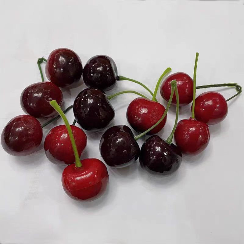 樱桃梗仿真小樱桃配件草莓泡沫仿真DIY款水果