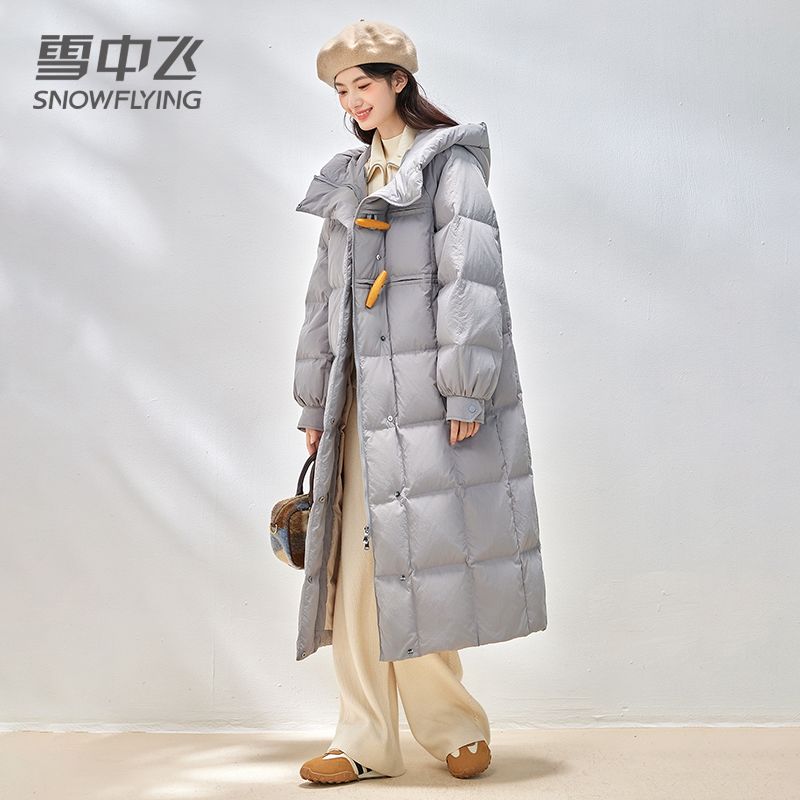 【清仓大促】雪中飞羽绒服长款过膝时尚东北极寒潮流洋气冬季外套