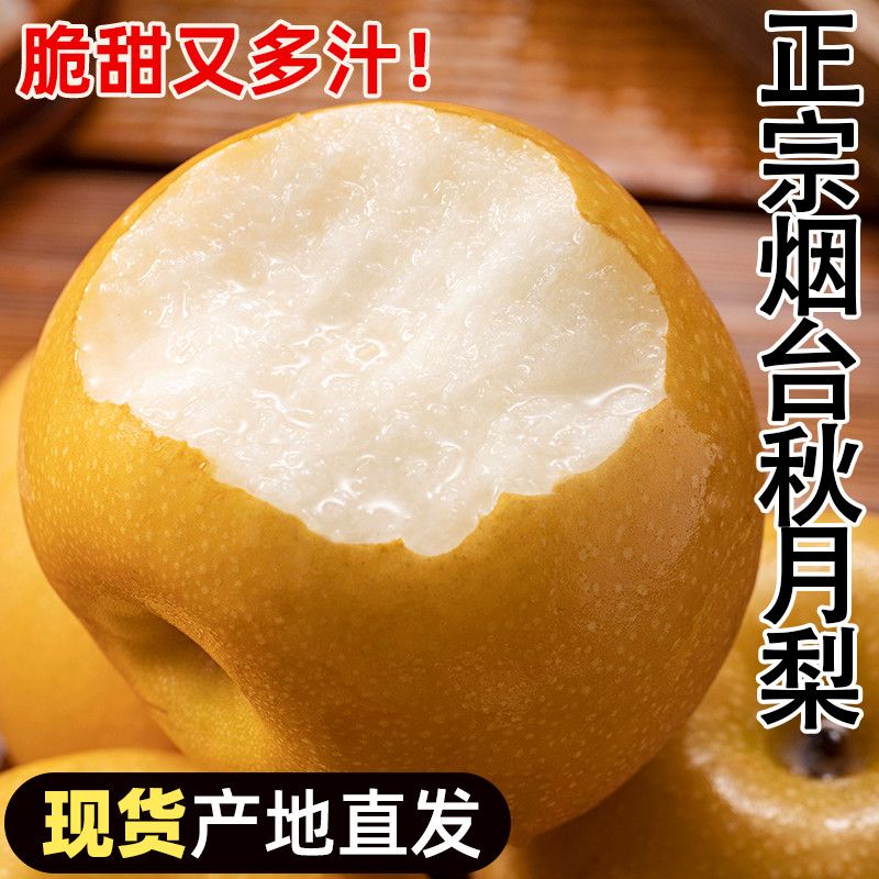 正宗秋月山东莱阳2026薄皮梨子新鲜应季水果整箱多汁批发冰糖