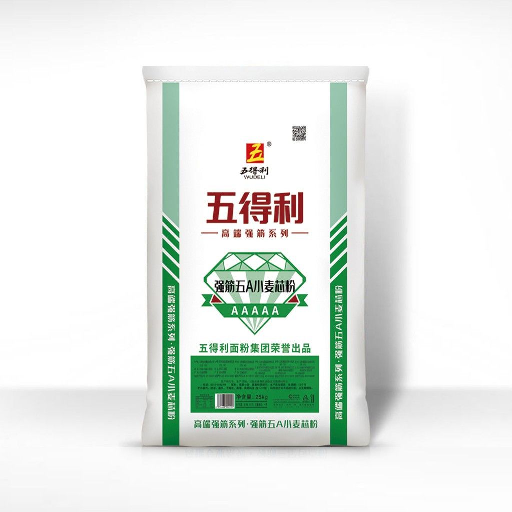 【五得利】强筋5A小麦粉(特精粉升级版)25kg家用包子馒头饺子通用【10月23日发完】