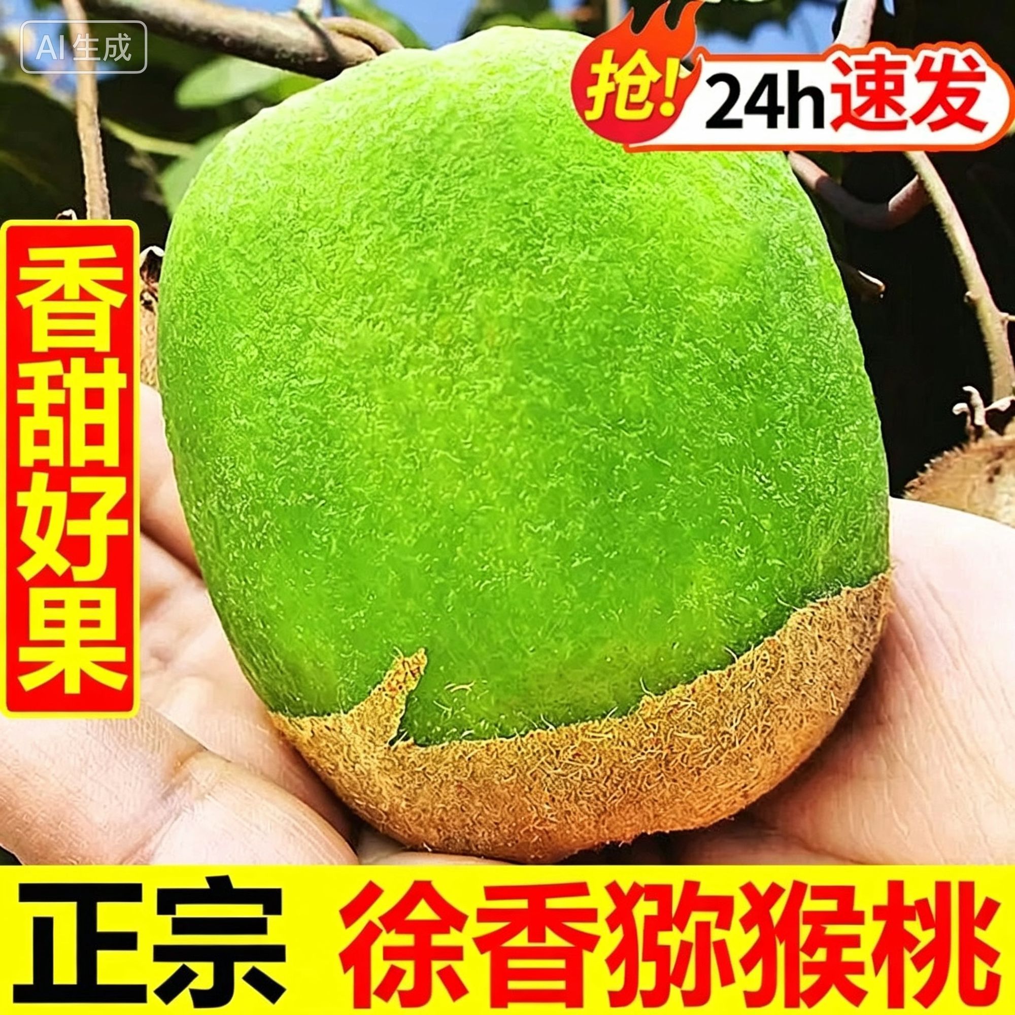 正宗周至徐香猕猴桃陕西新鲜水果当季5斤弥猴桃 绿心奇异果包邮批