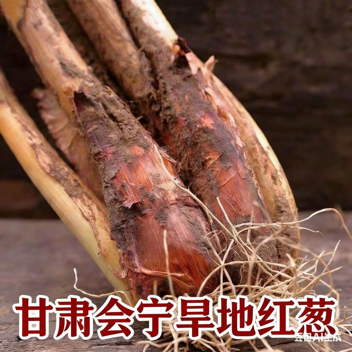 粗甘肃旱地红葱农家葱炒菜炒肉炖汤味道浓辣香正宗鸡腿晒干红皮葱