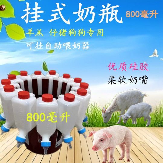 挂式羊羔羊奶羔羊专用奶瓶小猪猪用奶壶仔猪兽用奶嘴喂奶神器