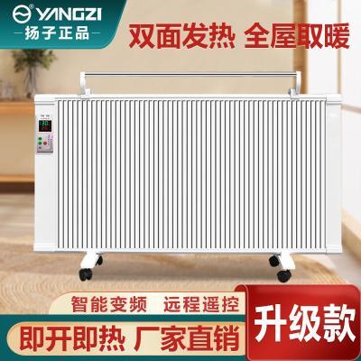 扬子碳晶石墨烯双面热电暖器家用取暖节能恒温电暖气片挂墙省电王