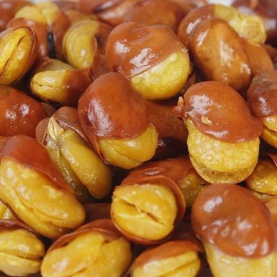 【净重】香酥蚕豆油炸兰花牛肉香辣甜辣下酒菜休闲零食无干燥剂