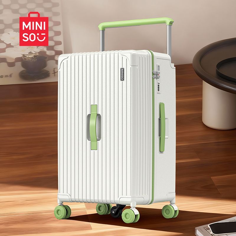 【名创优品】MINISO新款多功能拉杆行李箱大容量密码箱五轮学生旅行箱