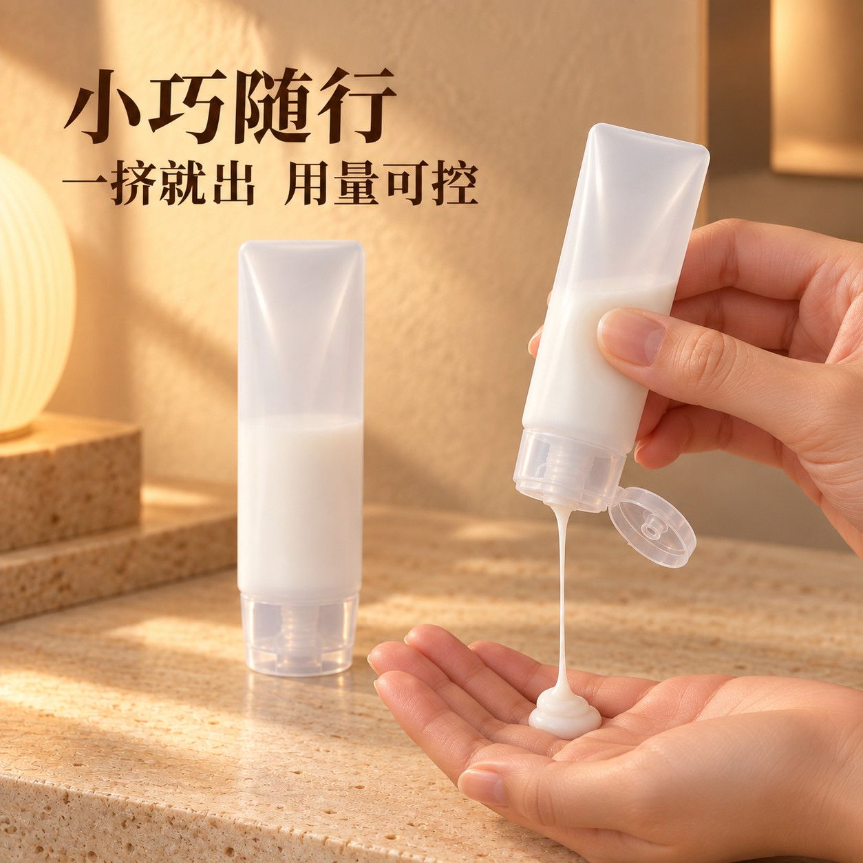 软管挤压乳液瓶化妆品洗发水沐浴露分装瓶套装旅行分装小样空瓶子