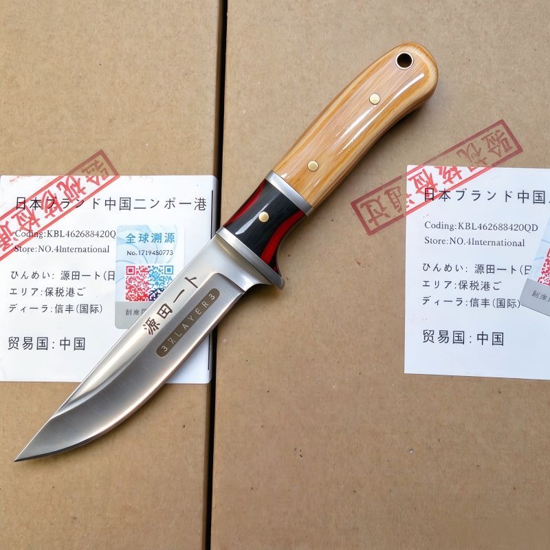 日本原装原田一卜手扒肉锻打小刀锋利家用肉刀水果刀牛排羊肉手工