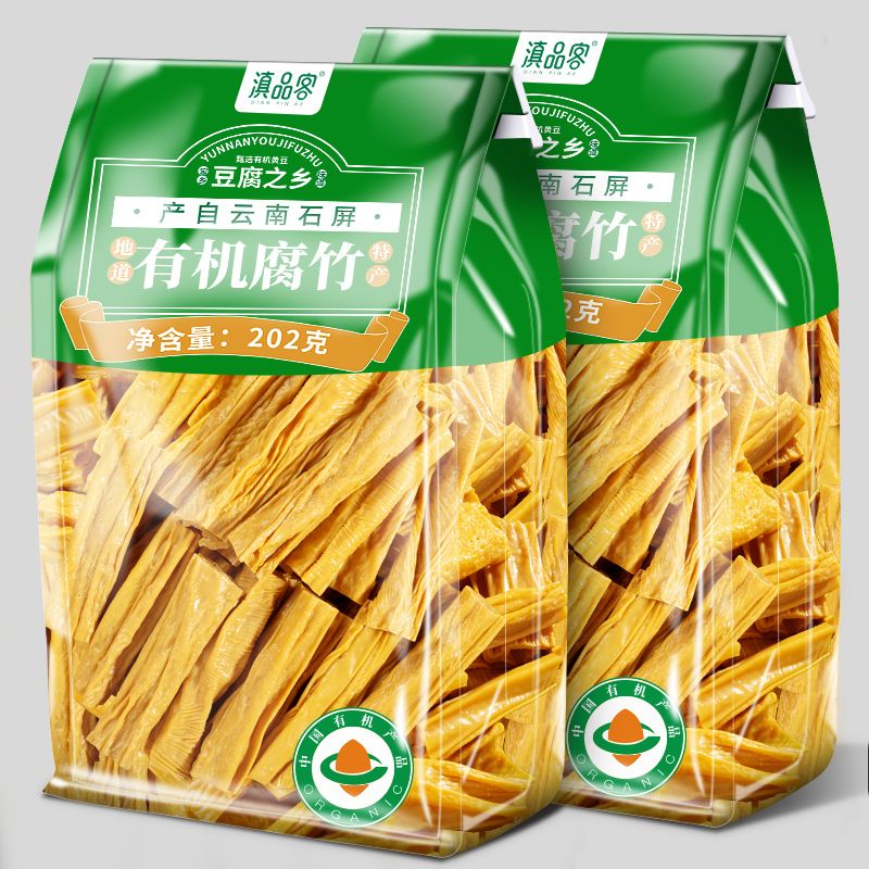 滇品客石屏有机腐竹云南干货特产豆制品凉拌火锅豆腐皮食材凉拌菜