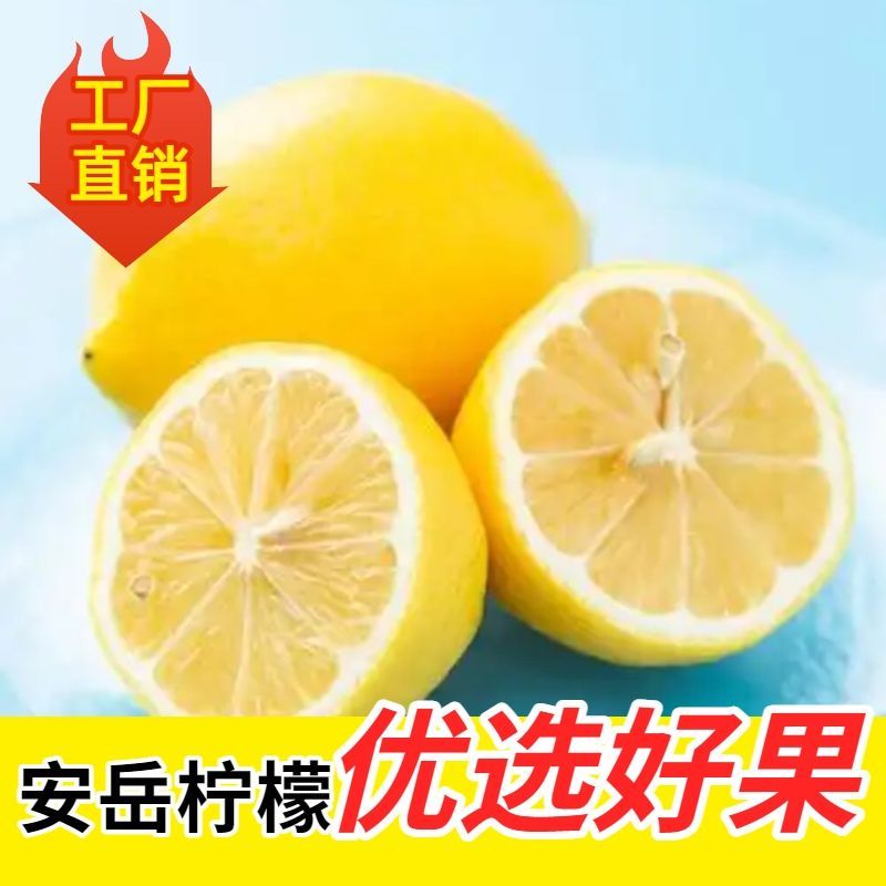 正宗安岳黄柠檬尤利克果园直发一级果新鲜当季水果奶茶店批发泡水