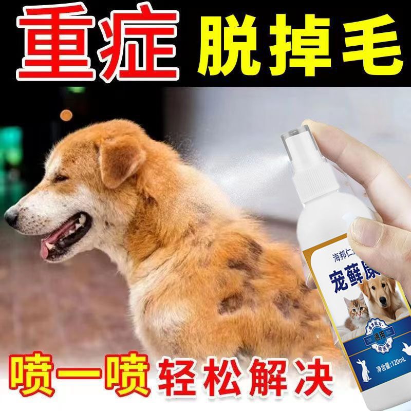 【不怕舔舐】猫藓猫癣专用药猫咪皮肤病喷剂猫癣真菌螨虫外用喷雾