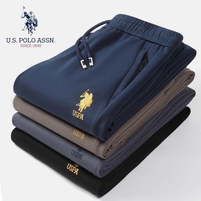 U.S. POLO ASSN曼巴棉透气春秋季卫裤时尚男士潮流弹力休闲裤