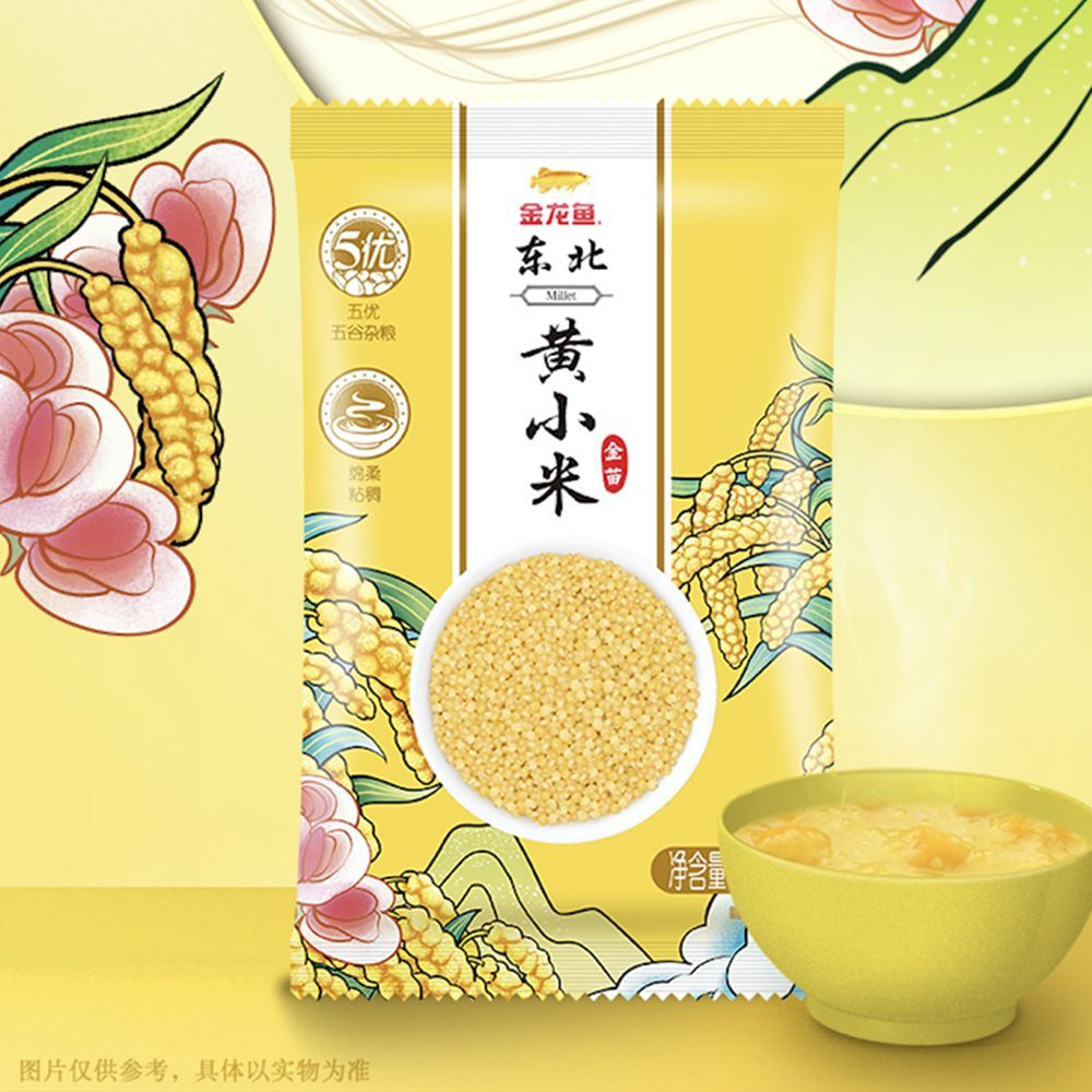 【金龙鱼】东北黄小米 150g 袋装 五谷杂粮小米粥原料农家小黄米