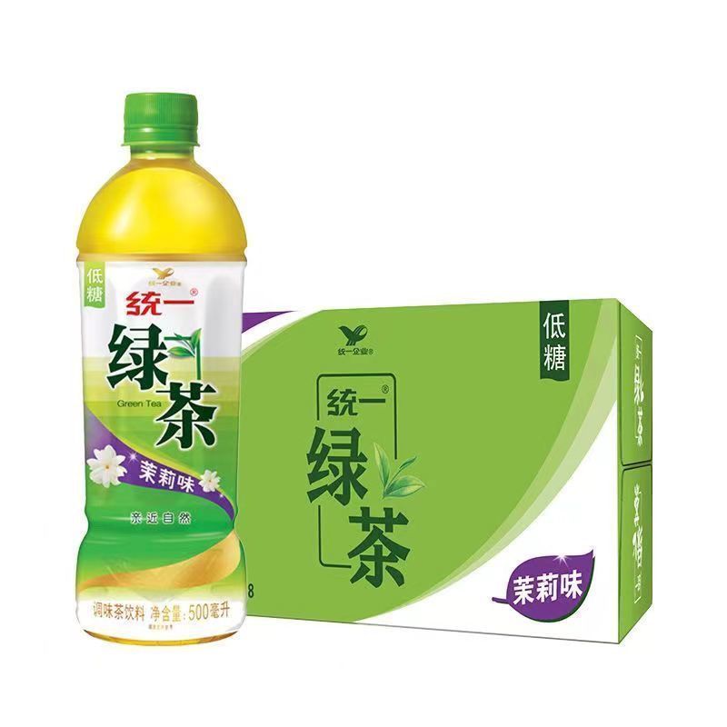 【统一】绿茶500ml*12瓶低糖茶饮料茶多酚新老包装随机发