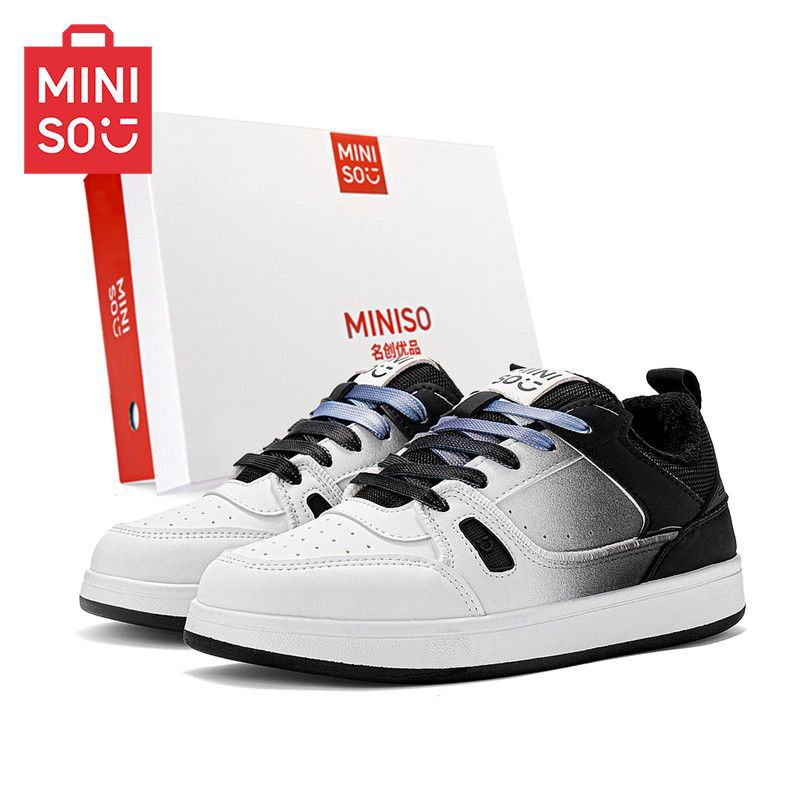 【MINISO】名创优品鞋子高颜值百搭板鞋男女同款秋季轻便舒适休闲鞋子