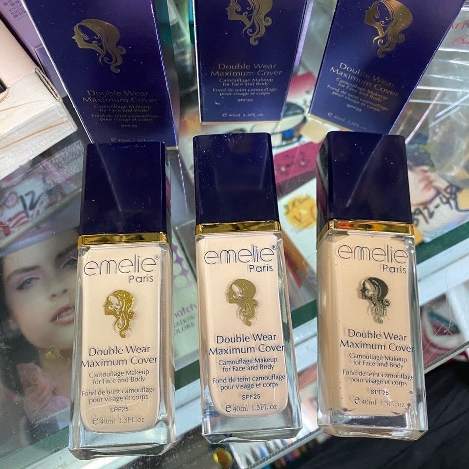 正品emelie粉底液新疆化妆品民族特色欧美款美颜遮瑕新疆直发