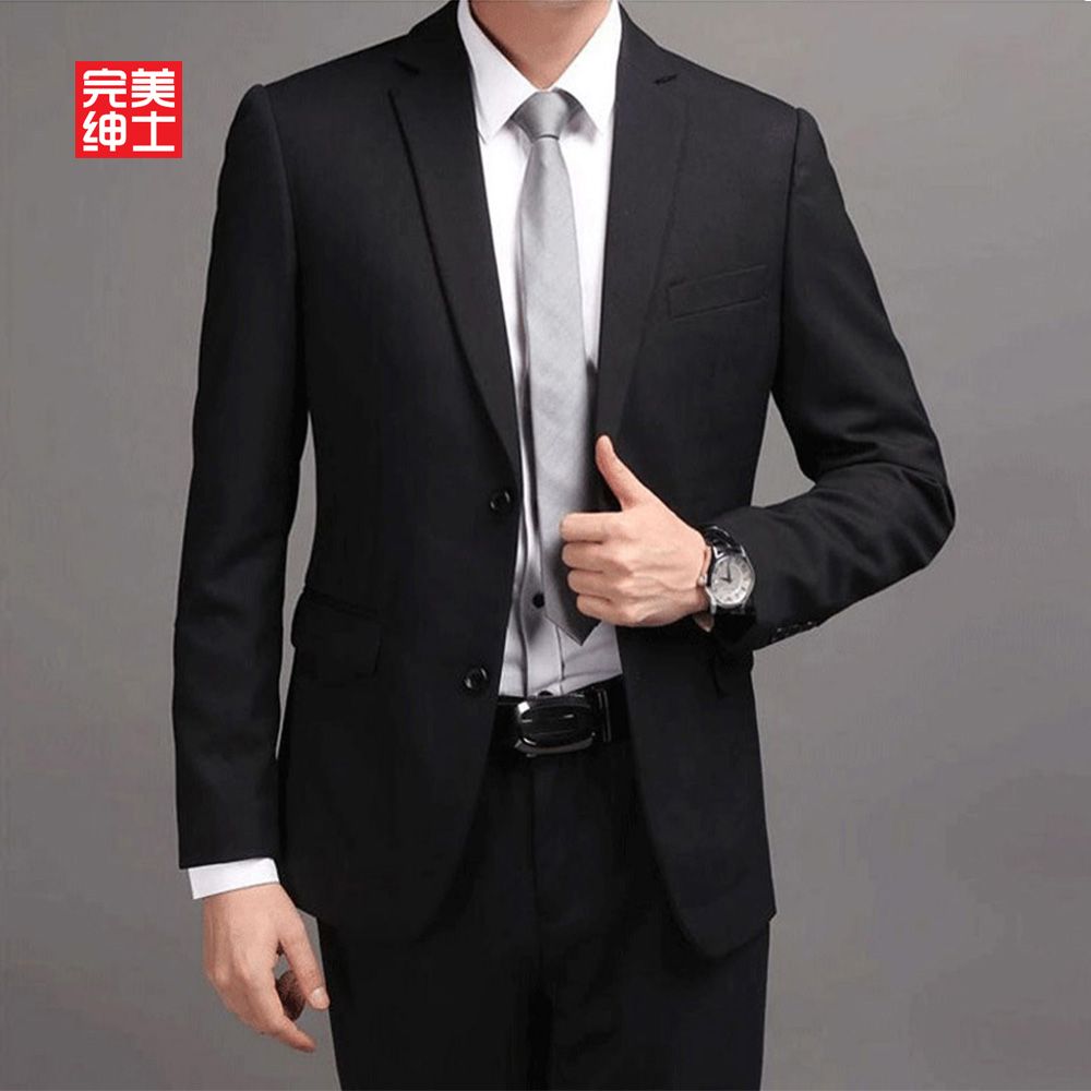 专柜西装男正装职业装商务西服套装男士外套上衣结婚礼服全套制服