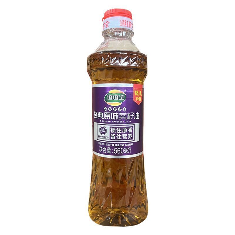 【范每奈斯】道道全小榨农家香经典原味菜籽油560ML