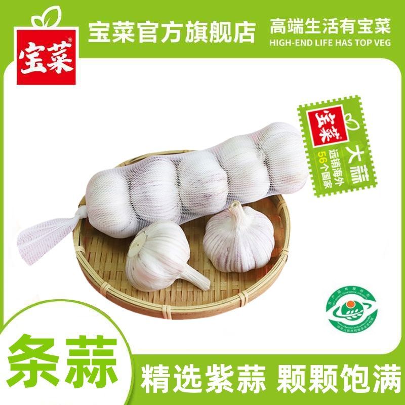【佳农宝菜】金乡大蒜条蒜新鲜大蒜紫皮蒜火锅食材配料精品网兜蒜