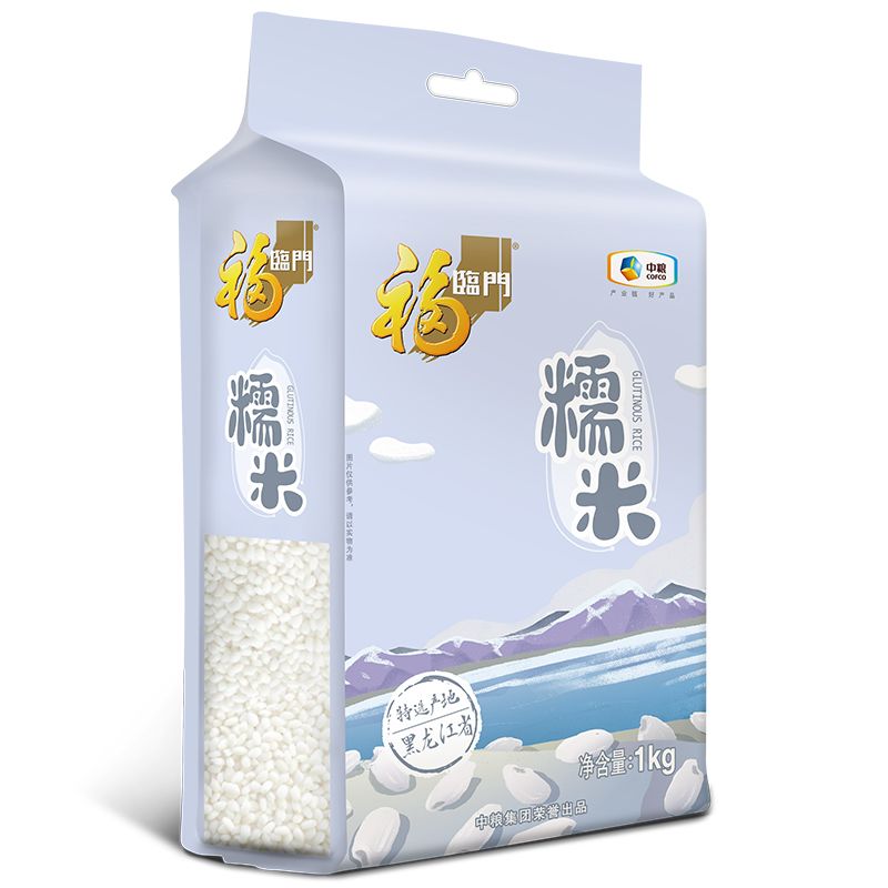 【福临门】糯米1kg端午食材包粽子米黏米糯米 江米 粥米五谷杂粮 中粮