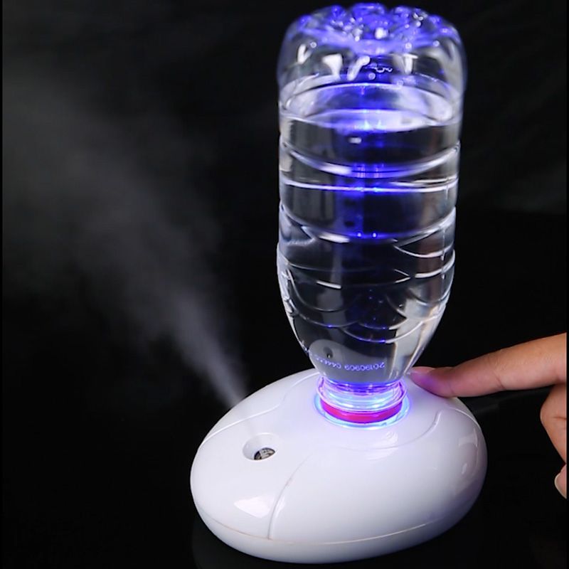 加湿器便携式迷你超声波静音USB家用矿泉水瓶卧室加湿器小型学生