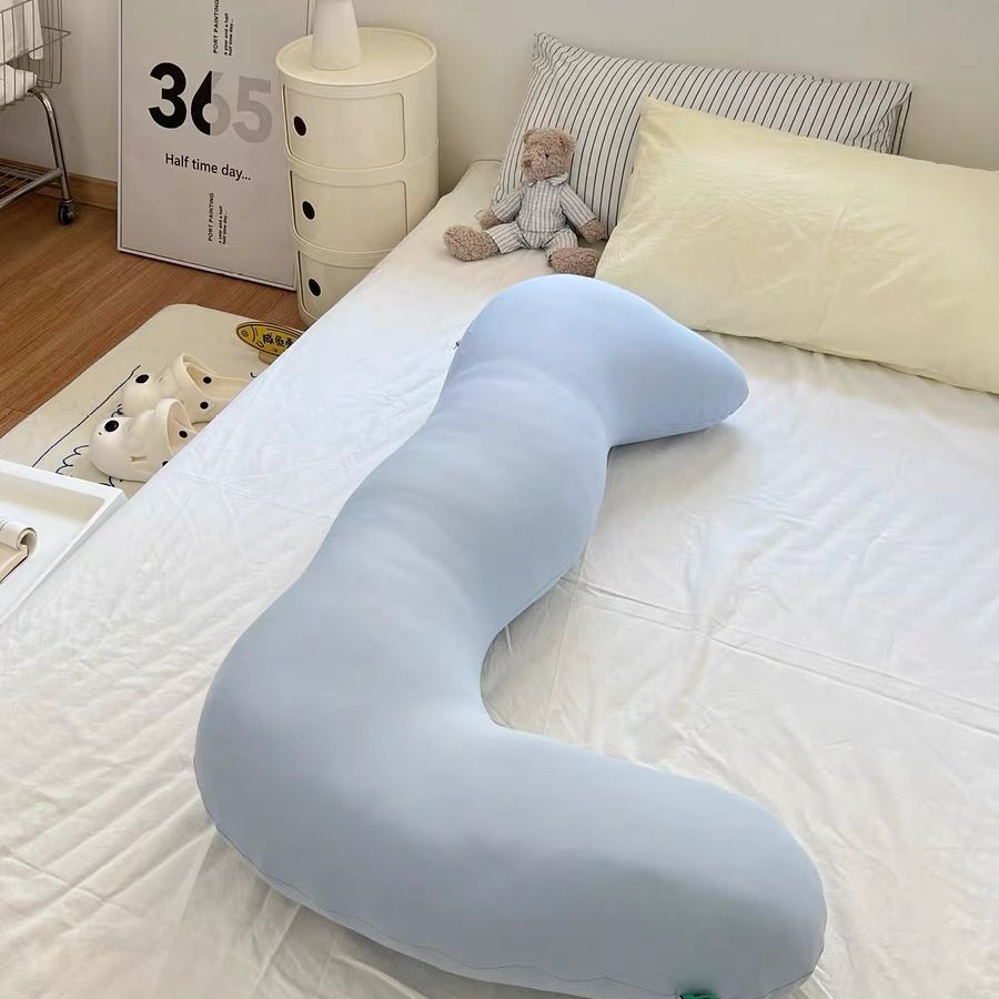 夏季凉感冰丝海马抱枕夹腿睡觉男女生侧睡专用孕妇靠垫长条抱枕头