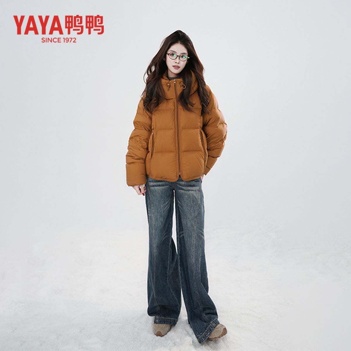 【鸭鸭】云朵泡芙8.0短款羽绒服女2026冬季新品时尚百搭保暖加厚外套