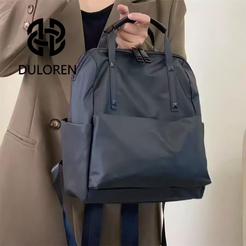 【DULOREN】防水尼龙布双肩包 新款旅行背包时尚百搭手提轻便通勤书包
