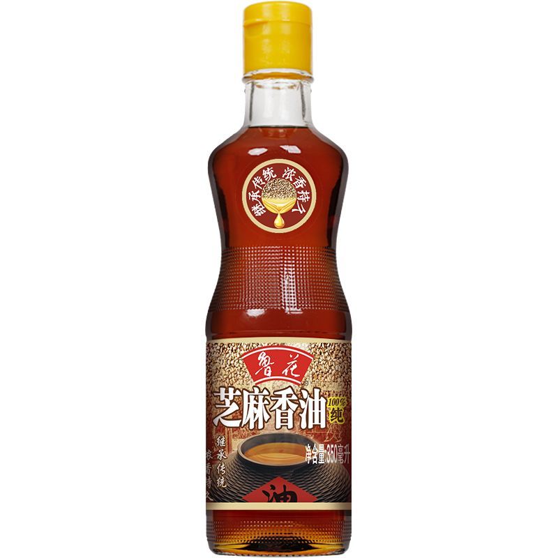 新日期 26年7月产  鲁花芝麻香油350ml*2纯正浓香
