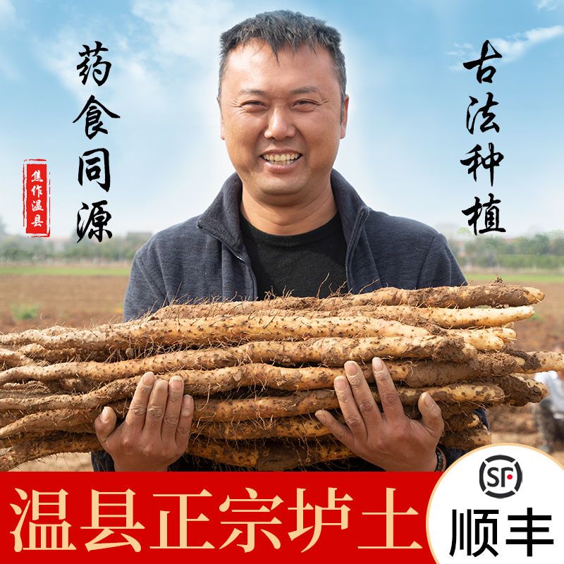 【顺丰包邮】河南焦作温县垆土正宗铁棍山药铁杆怀山药