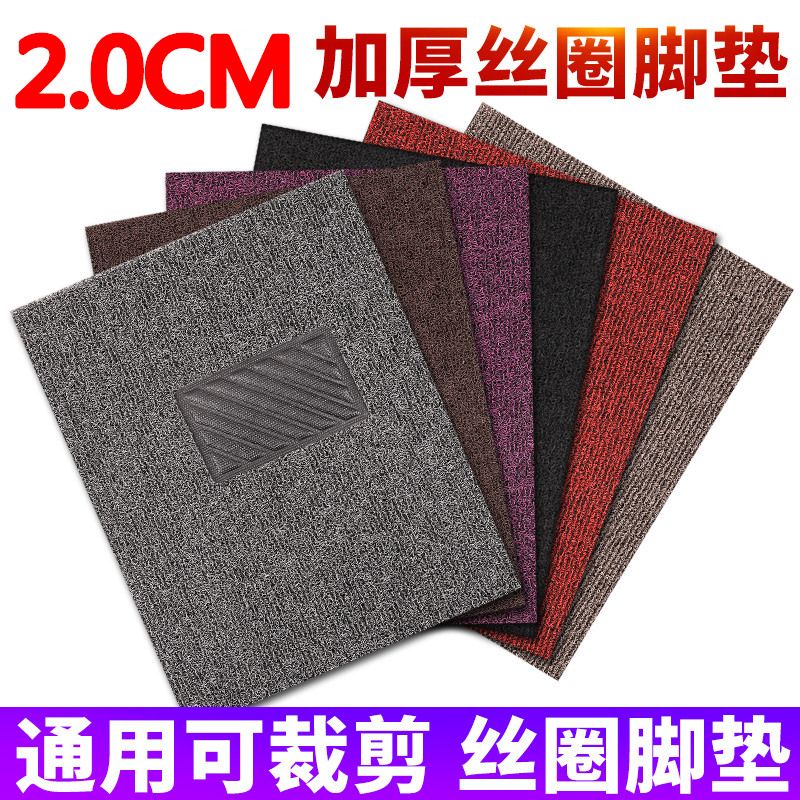 加厚易清洗汽车丝圈脚垫单个正主驾驶副座单片连体后排可自由裁剪