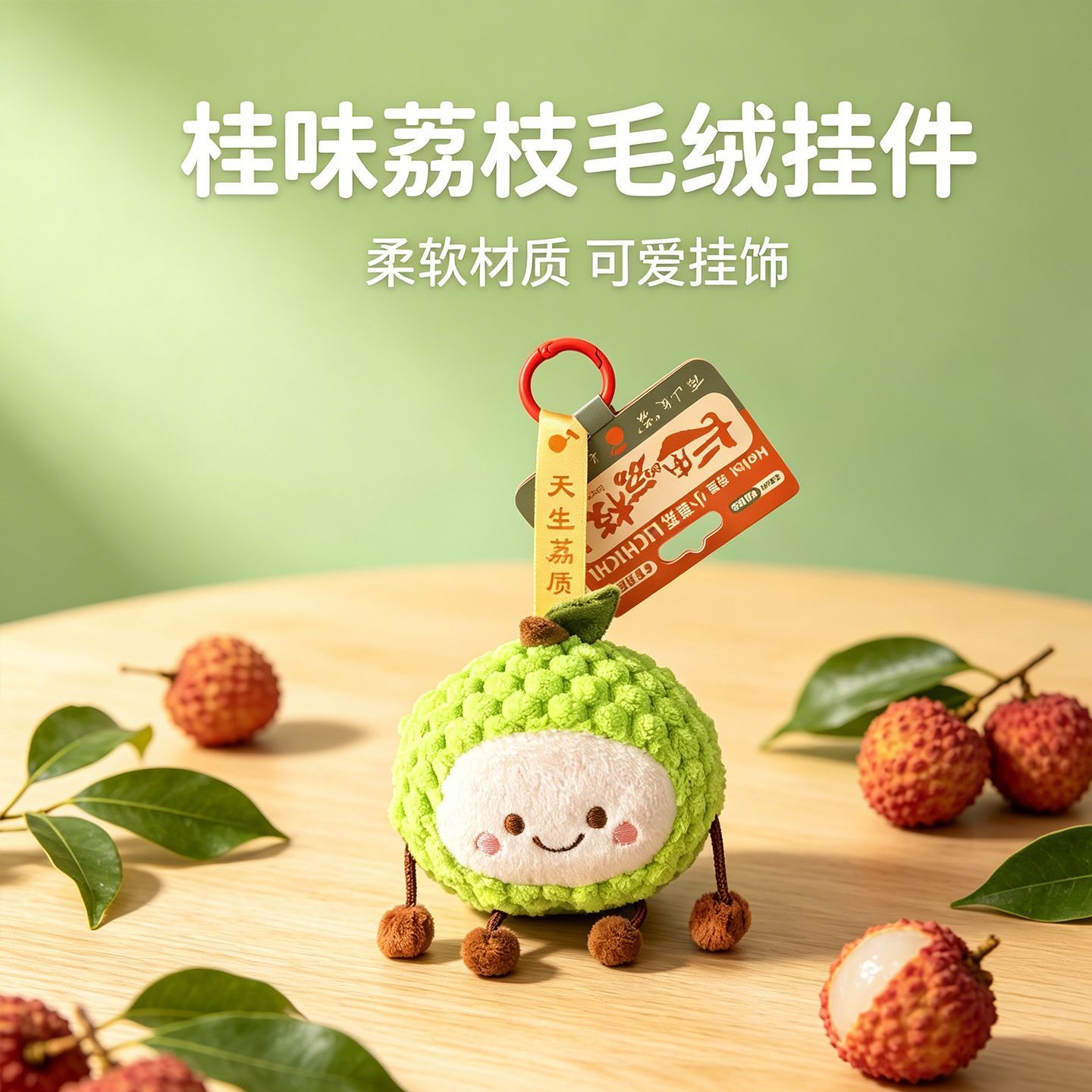长安的荔枝包包挂饰情侣饰品小喜荔玩偶毛绒玩具荔枝挂件全荔以赴