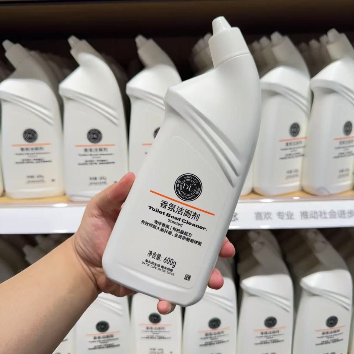 DL东来正品代购香氛海洋洁厕剂马桶强力清洁剂厕灵除垢除臭除菌